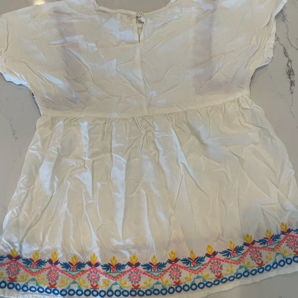 GAP Kids Colorful Embroidery Top